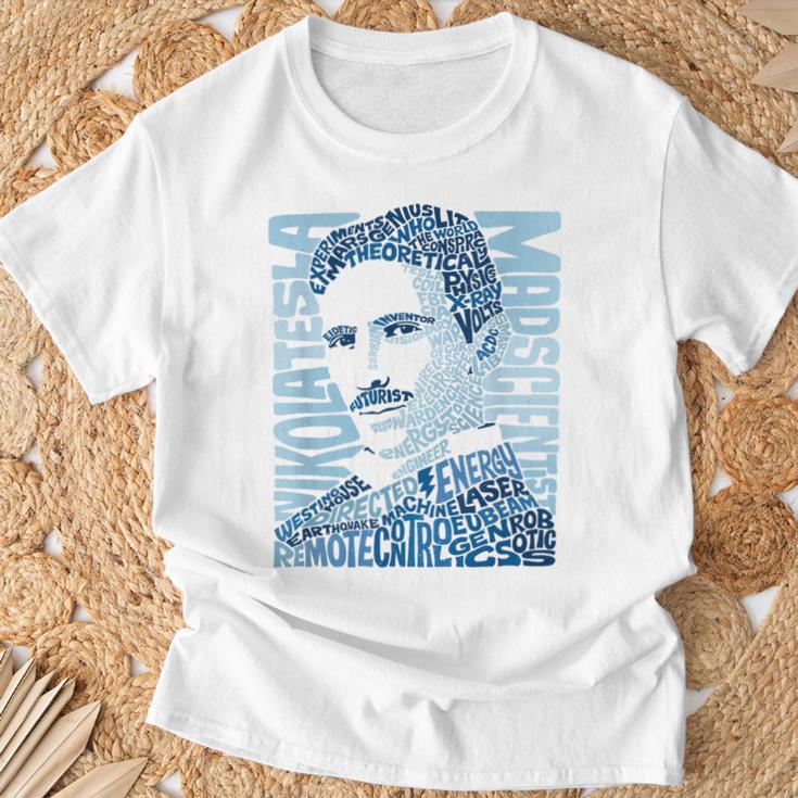 Glitschika s ニコラ・テスライラストtシャツ Tシャツ 高齢者への贈り物