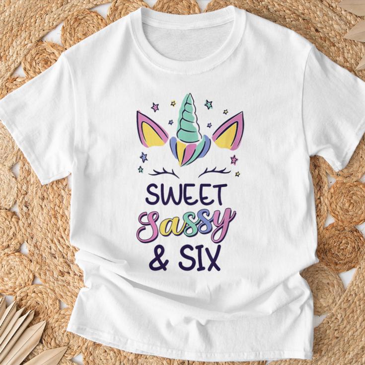 Happy 6Th Birthdayweetassy Andix Unicorn 6歳 Tシャツ 高齢者への贈り物