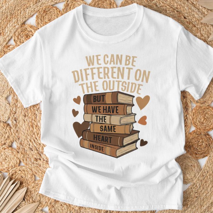 We Have The Same Heart History Month Book Lover Women Premium Tri-Blend T-Shirt Gifts for Old Men