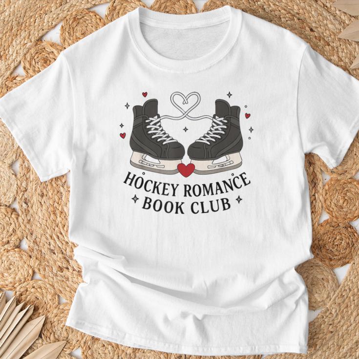 Hockey Romance Book Club T-Shirt Gifts for Old Men Hockey Romance Book Club T-Shirt Gifts for Old Men