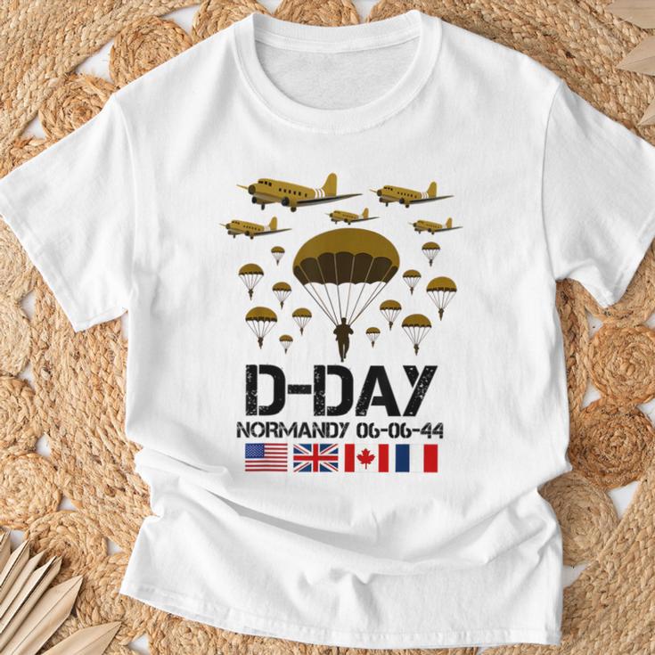 Homenaje A Loseteranos De Paracaidistas De Normandía Del 82 Aniversario Del Día D Camiseta unisex Regalos para ancianos
