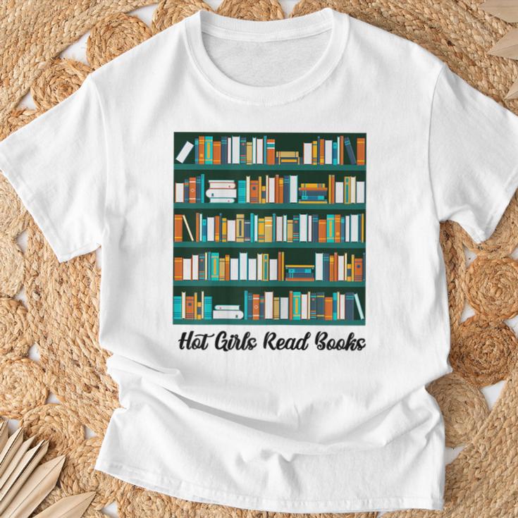 Hot Girl Read Books T-Shirt Gifts for Old Men Hot Girl Read Books T-Shirt Gifts for Old Men