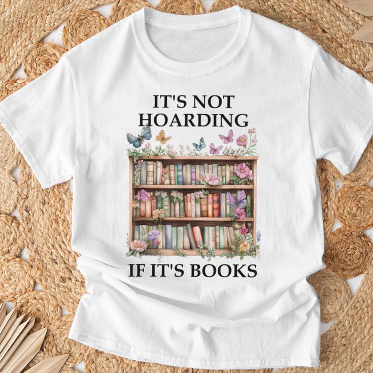 Its Not Hoarding If Its Books Butterfly Bookshelf Book Lover T-Shirt Gifts for Old Men Its Not Hoarding If Its Books Butterfly Bookshelf Book Lover T-Shirt Gifts for Old Men