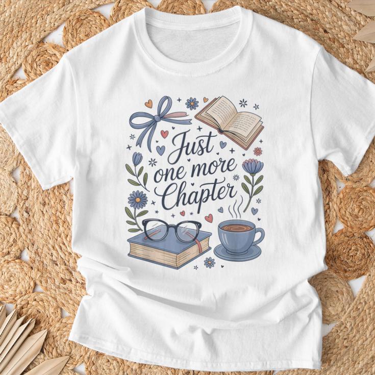 Just One More Chapter Cute Book Lover Reading T-Shirt Gifts for Old Men Just One More Chapter Cute Book Lover Reading T-Shirt Gifts for Old Men