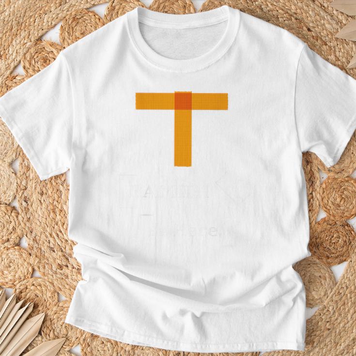Kenko ひとことシリーズ「バミリ Bamiri Is Here 」［Orange］［背面デザイン］ Tシャツ 高齢者への贈り物