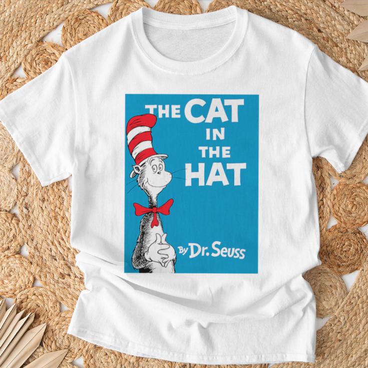 Kids Dr Seuss The Cat In The Hat Book Cover Performance T-Shirt Gifts for Old Men Kids Dr Seuss The Cat In The Hat Book Cover Performance T-Shirt Gifts for Old Men