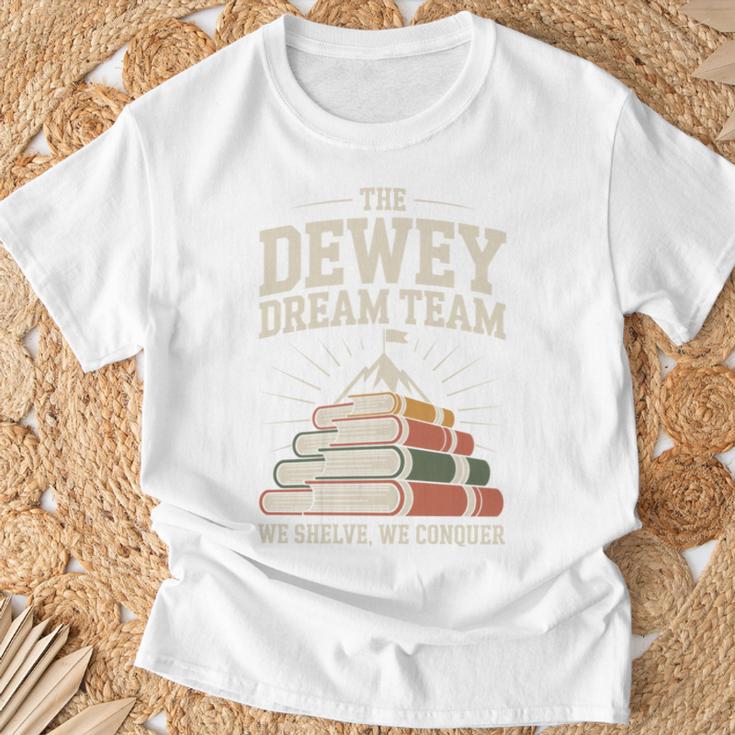 Library Dream Team Mountain Of Books Librarian T-Shirt Gifts for Old Men Library Dream Team Mountain Of Books Librarian T-Shirt Gifts for Old Men