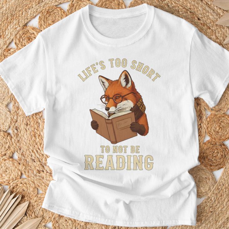 Life’s Too Short To Not Be Reading Cute Fox Book Lover Premium Tri-Blend T-Shirt Gifts for Old Men Life’s Too Short To Not Be Reading Cute Fox Book Lover Premium Tri-Blend T-Shirt Gifts for Old Men