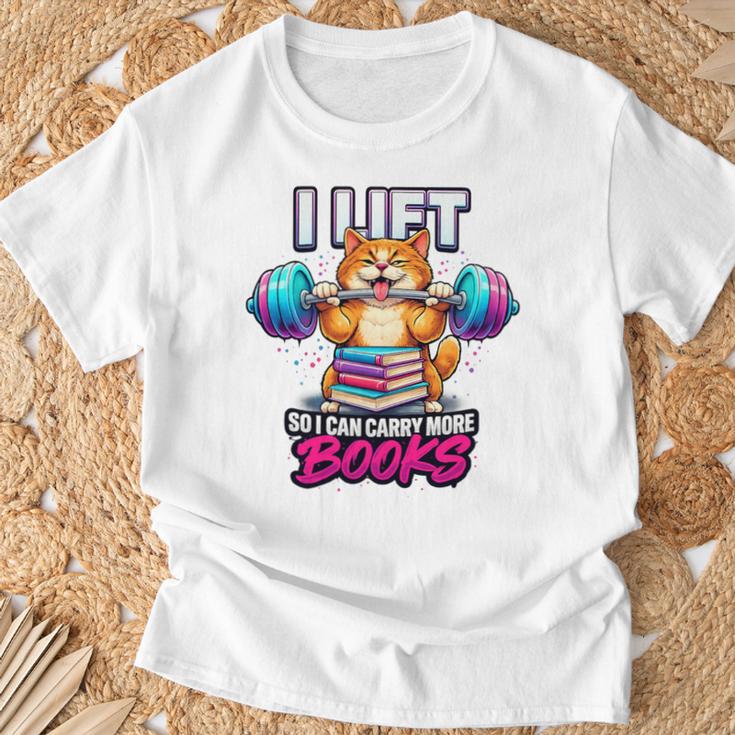 I Lift So I Can Carry More Books Bookish Fitness Humor Premium Tri-Blend T-Shirt Gifts for Old Men I Lift So I Can Carry More Books Bookish Fitness Humor Premium Tri-Blend T-Shirt Gifts for Old Men
