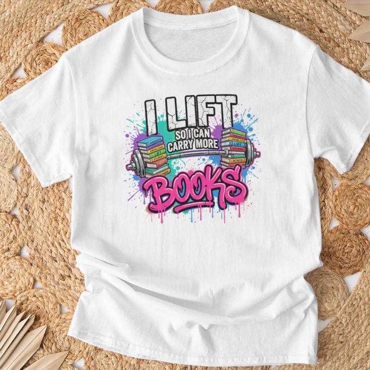 I Lift So I Can Carry More Books Reader Librarian Premium Tri-Blend T-Shirt Gifts for Old Men I Lift So I Can Carry More Books Reader Librarian Premium Tri-Blend T-Shirt Gifts for Old Men