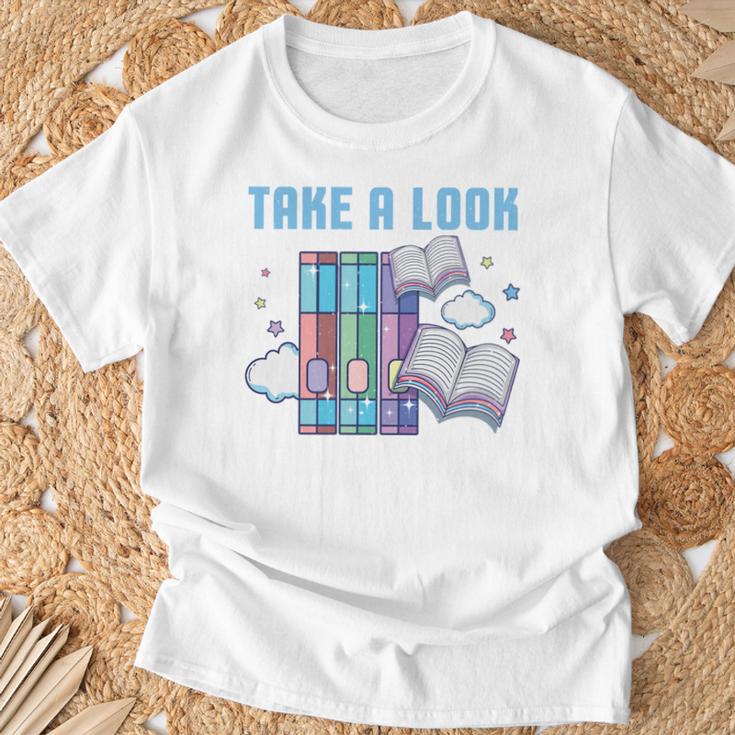 Take A Look Its In A Book Shirt Reading Readers T-Shirt Gifts for Old Men Take A Look Its In A Book Shirt Reading Readers T-Shirt Gifts for Old Men