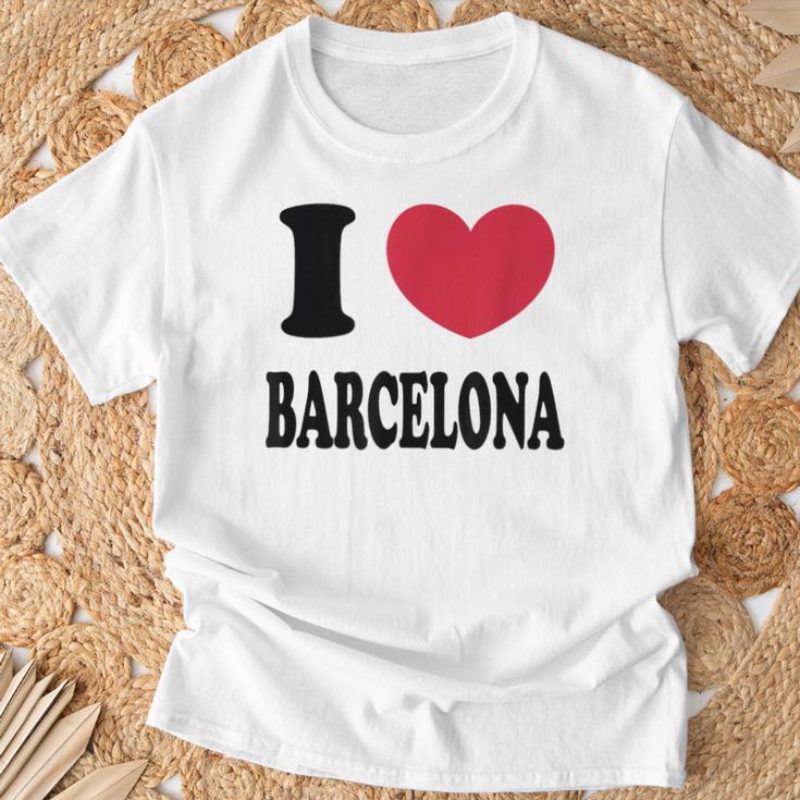 I Love Barcelona バルセロナが大好き Tシャツ 高齢者への贈り物