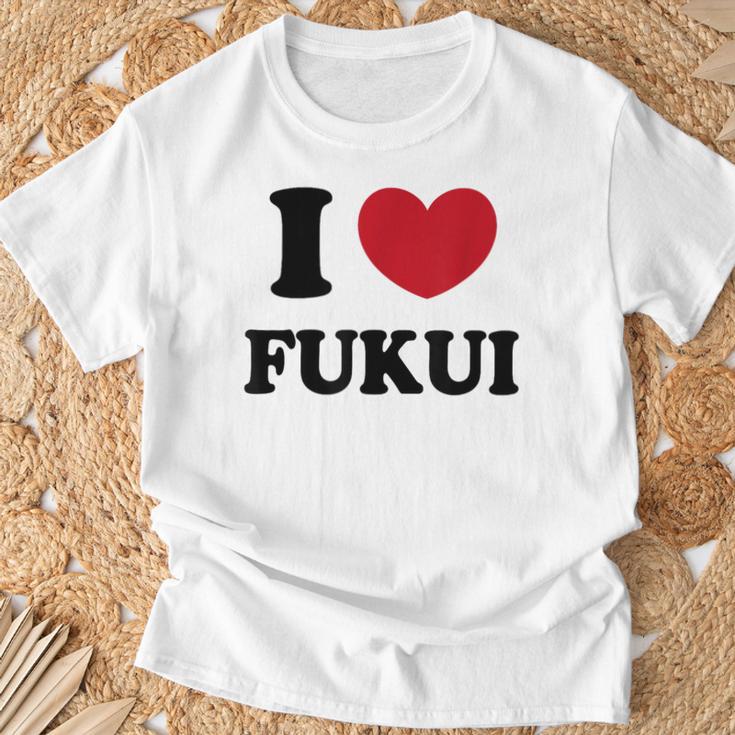 I Love Fukui 福井が大好き Tシャツ 高齢者への贈り物
