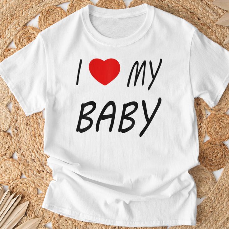 I Love My Baby ブラック Tシャツ 高齢者への贈り物
