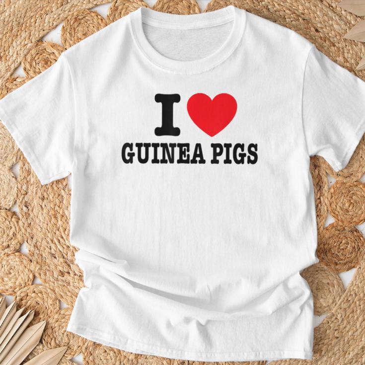 I Love モルモット Tシャツ 高齢者への贈り物