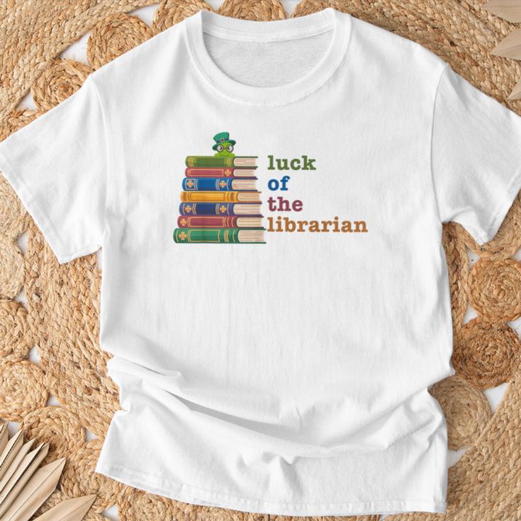 Luck Of The Librarian St Patricks Day Book Lover T-Shirt Gifts for Old Men Luck Of The Librarian St Patricks Day Book Lover T-Shirt Gifts for Old Men