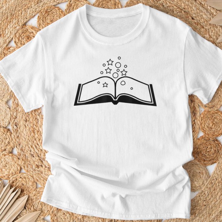Magic Spell Book T-Shirt Gifts for Old Men