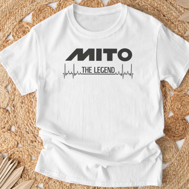 Mito レジェンド 125 ハートビート レジェンド バイク Cagiva Tシャツ 高齢者への贈り物
