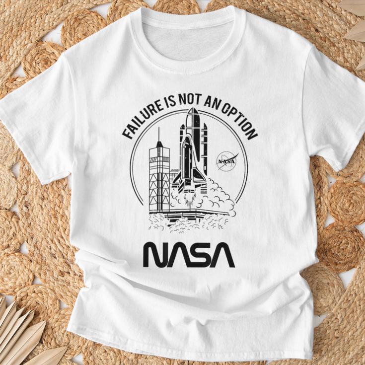 Nasa の失敗は許されない スペース シャトル Tシャツ 高齢者への贈り物