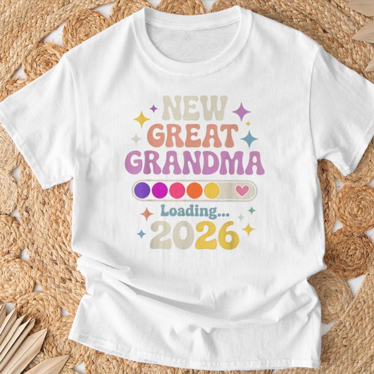 New Great Grandma Loading 2026 レトロ 妊娠 Tシャツ 高齢者への贈り物