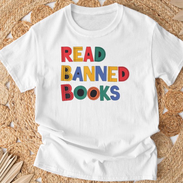 Read Banned Books T-Shirt Gifts for Old Men