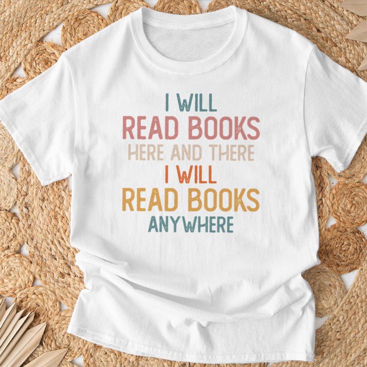 I Read Books Anywhere I Love Heart Books Bookworm T-Shirt Gifts for Old Men I Read Books Anywhere I Love Heart Books Bookworm T-Shirt Gifts for Old Men