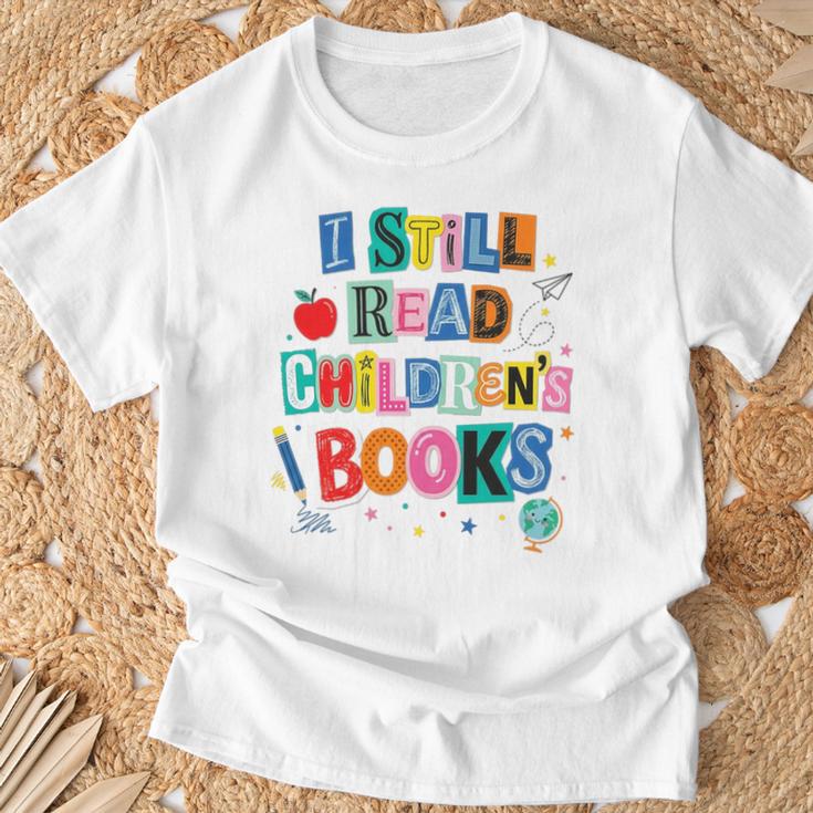 I Still Read Children's Books Librarian Teacher Life Premium Tri-Blend T-Shirt Gifts for Old Men I Still Read Children's Books Librarian Teacher Life Premium Tri-Blend T-Shirt Gifts for Old Men
