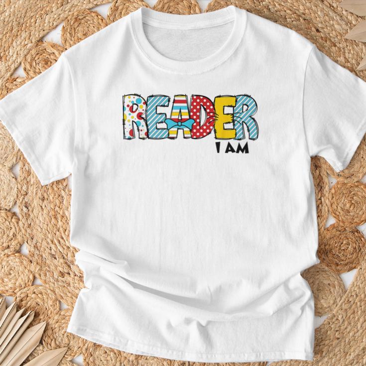 Reader I Am Bookworm Librarian I Heart Read Book Lover T-Shirt Gifts for Old Men