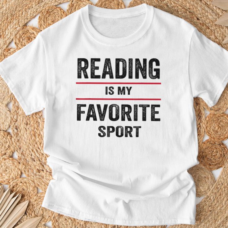 Reading Is My Favorite Sport Book Lover Quote T-Shirt Gifts for Old Men Reading Is My Favorite Sport Book Lover Quote T-Shirt Gifts for Old Men