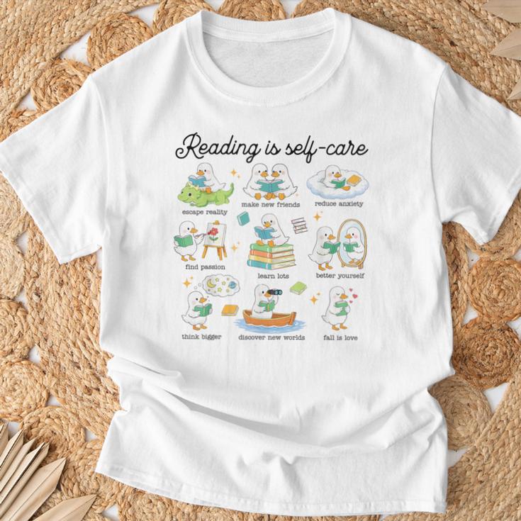 Reading Is Self Care Bookworm Reading Book Lovers T-Shirt Gifts for Old Men Reading Is Self Care Bookworm Reading Book Lovers T-Shirt Gifts for Old Men