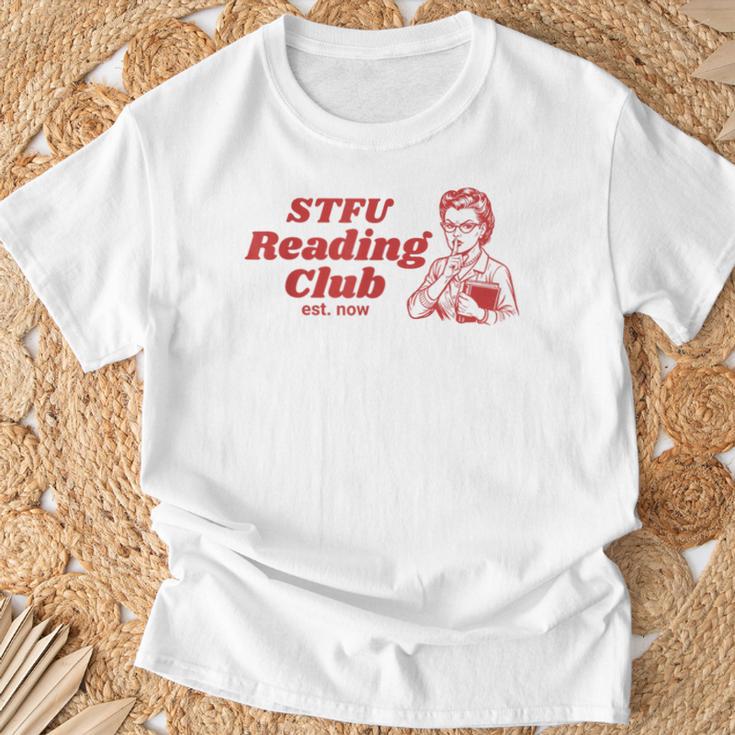 Retro Book Lover Reading Club Quote T-Shirt Gifts for Old Men
