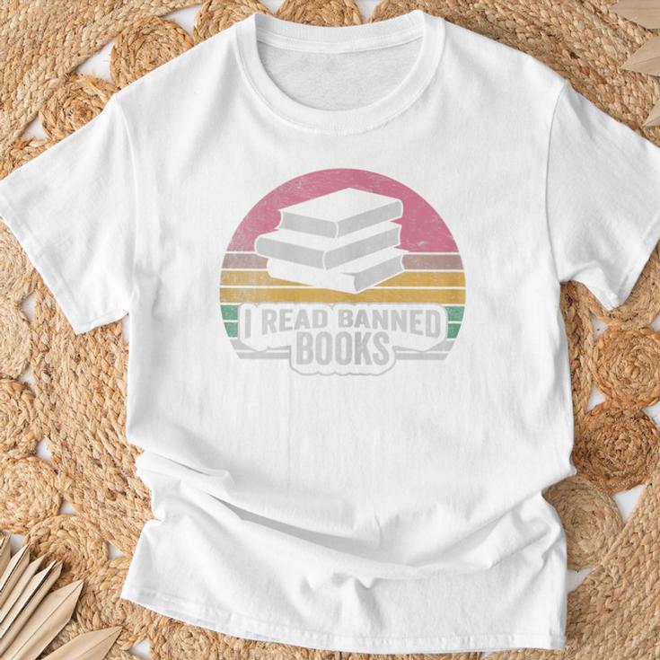 Retro Vintage Banned Books Shirt I Read Banned Books T-Shirt Gifts for Old Men Retro Vintage Banned Books Shirt I Read Banned Books T-Shirt Gifts for Old Men