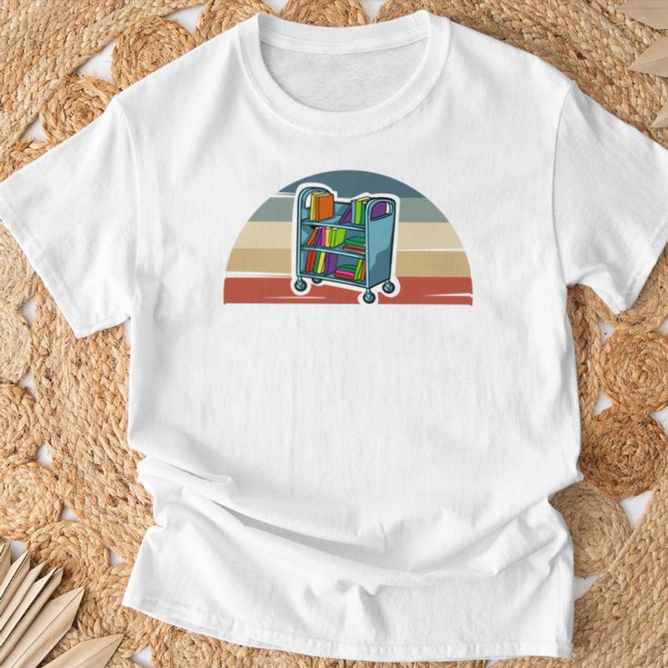 This Is How I Roll Library Book Reading Librarian T-Shirt Gifts for Old Men