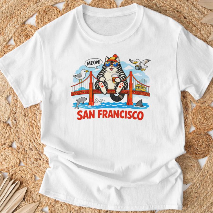 San Francisco Cat Golden Gate Bridge Book Lover Premium Tri-Blend T-Shirt Gifts for Old Men San Francisco Cat Golden Gate Bridge Book Lover Premium Tri-Blend T-Shirt Gifts for Old Men