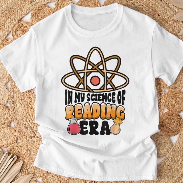 In My Science Of Reading Era Book Lover Reading Teacher T-Shirt Gifts for Old Men