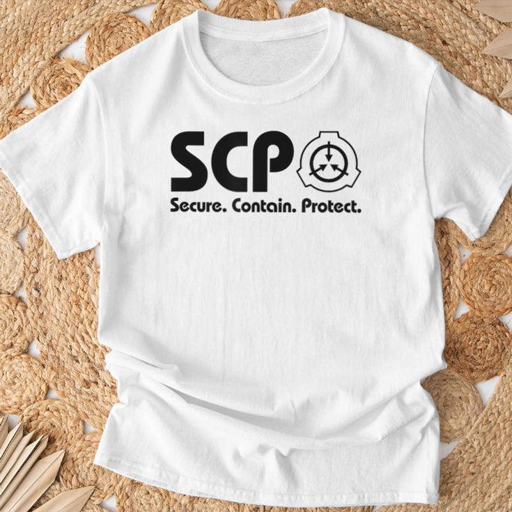 ScpecureContainProtect-Cp Foundation Tシャツ 高齢者への贈り物