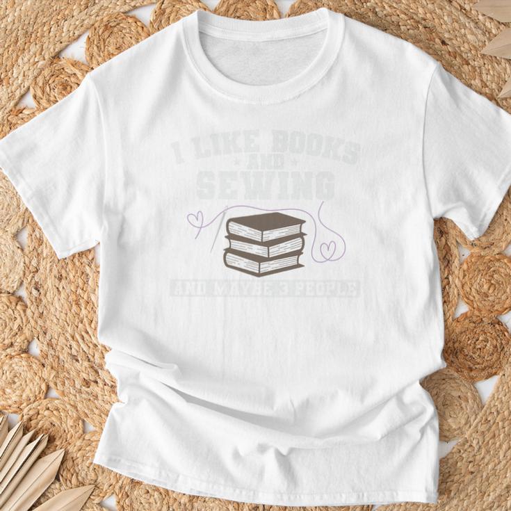 Sew I Like Books And Sewing And Maybe 3 People Premium Tri-Blend T-Shirt Gifts for Old Men Sew I Like Books And Sewing And Maybe 3 People Premium Tri-Blend T-Shirt Gifts for Old Men