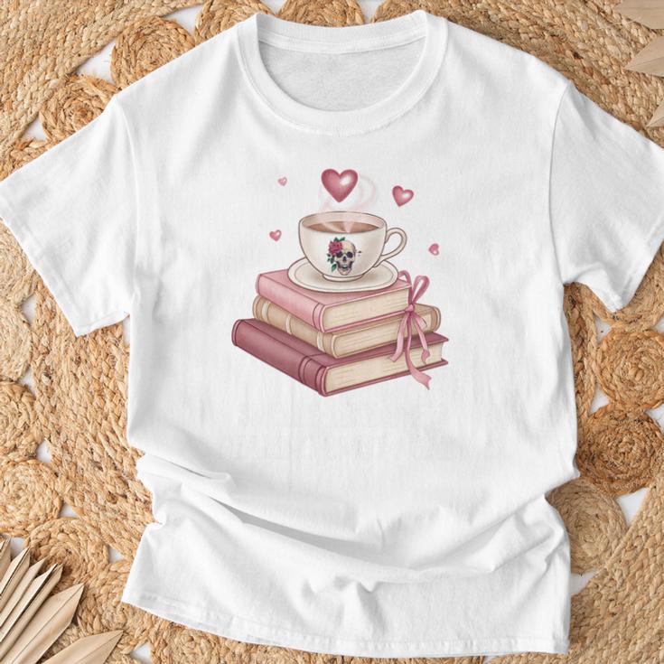 Smells Like She's Reading Smut Again Smutty Books And Coffee Premium Tri-Blend T-Shirt Gifts for Old Men