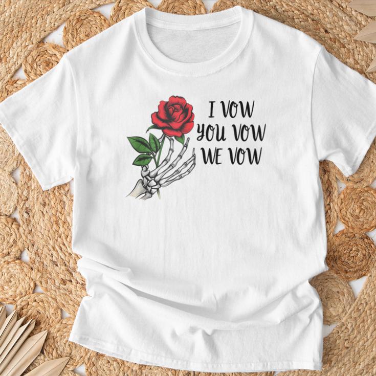 Smutty Book ShirtI Vow You Vow We Vow Merch Dark Romance T-Shirt Gifts for Old Men Smutty Book ShirtI Vow You Vow We Vow Merch Dark Romance T-Shirt Gifts for Old Men
