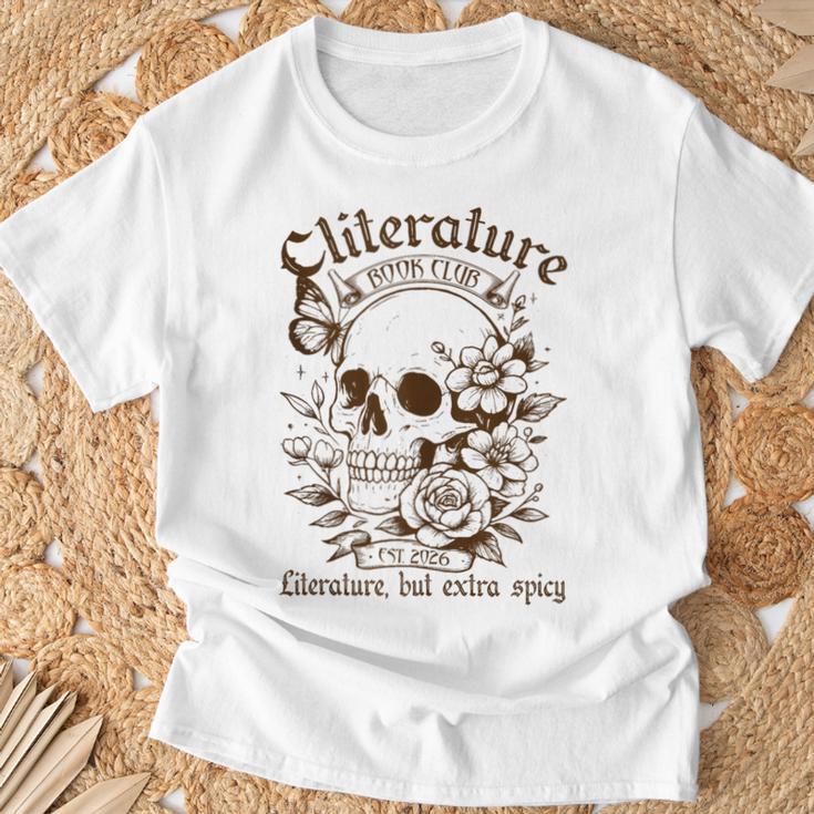 Spicy Book Reader Reading Literature Book Club Est 2026 T-Shirt Gifts for Old Men Spicy Book Reader Reading Literature Book Club Est 2026 T-Shirt Gifts for Old Men