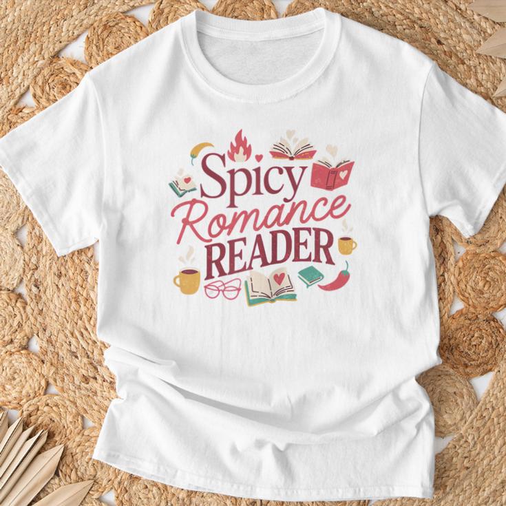 Spicy Romance Reader BookTok Smut Bookish T-Shirt Gifts for Old Men