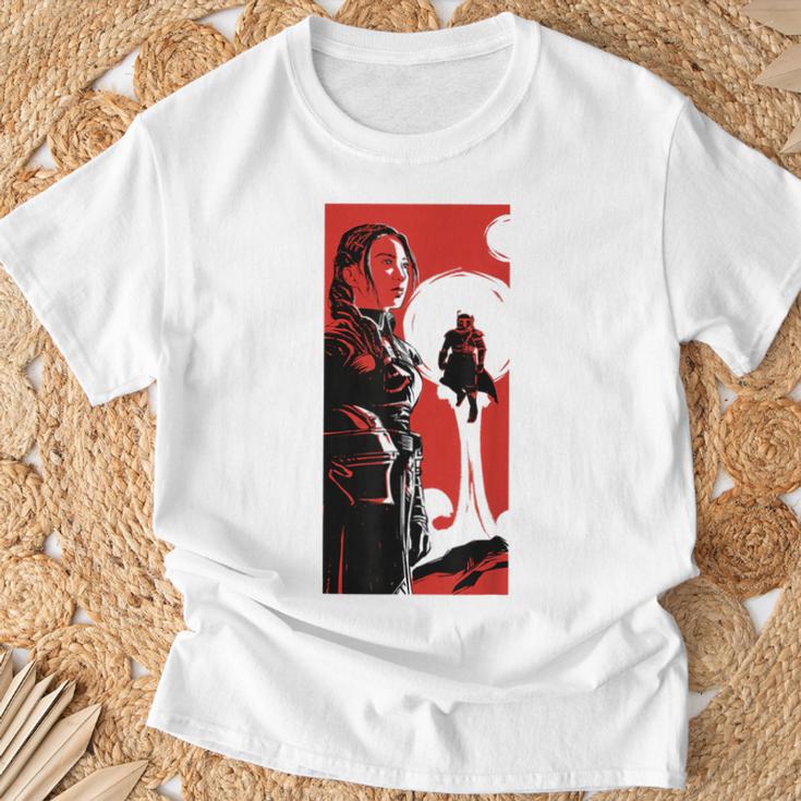 Star Wars The Book Of Boba Fett Fennec Shand Vintage Poster T-Shirt Gifts for Old Men