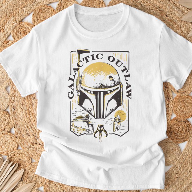 Star Wars The Book Of Boba Fett Galactic Outlaw Logo V-2 T-Shirt Gifts for Old Men Star Wars The Book Of Boba Fett Galactic Outlaw Logo V-2 T-Shirt Gifts for Old Men