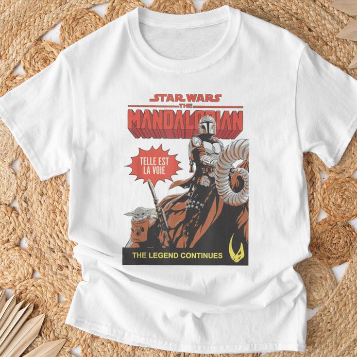 Star Wars The Mandalorian Telle Est La Voie Comic Book T-Shirt Gifts for Old Men Star Wars The Mandalorian Telle Est La Voie Comic Book T-Shirt Gifts for Old Men