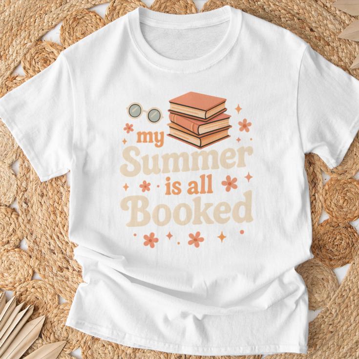 My Summer Is All Booked Book Lover Reading Vacation 2026 Comfort Colors Crop Top T-Shirt Gifts for Old Men My Summer Is All Booked Book Lover Reading Vacation 2026 Comfort Colors Crop Top T-Shirt Gifts for Old Men