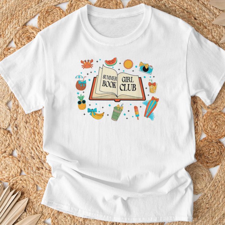 Summer Girl Book Club Beach Vacation For Book Lovers T-Shirt Gifts for Old Men Summer Girl Book Club Beach Vacation For Book Lovers T-Shirt Gifts for Old Men