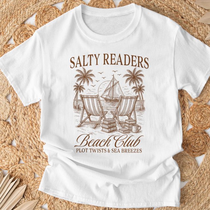 Summer Vibes Reading Book Lover Salty Readers Beach Club T-Shirt Gifts for Old Men Summer Vibes Reading Book Lover Salty Readers Beach Club T-Shirt Gifts for Old Men