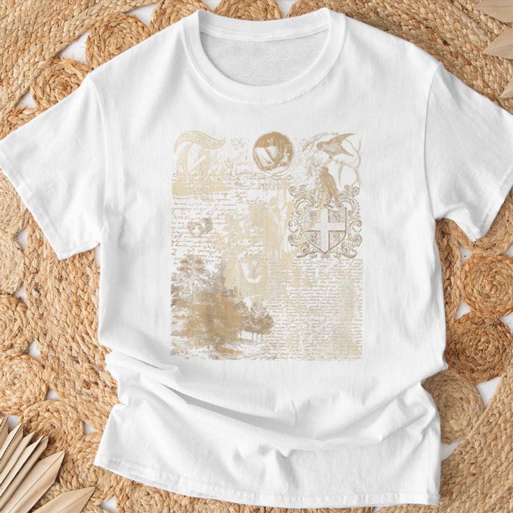 'The Times Of War Love And Fairies' Vintage Fairytale Book T-Shirt Gifts for Old Men