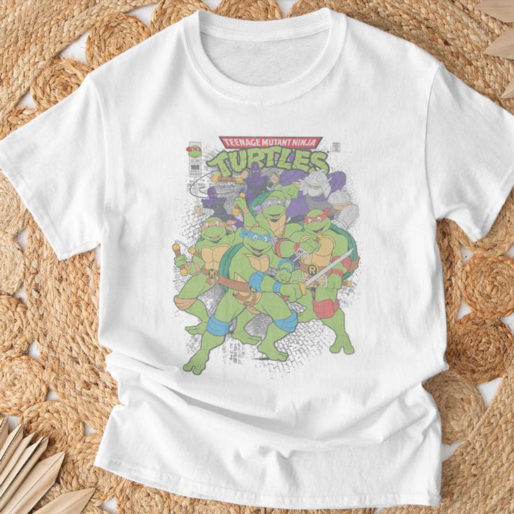 TMNT Comic Book Cover Group Shot Premium Tri-Blend T-Shirt Gifts for Old Men TMNT Comic Book Cover Group Shot Premium Tri-Blend T-Shirt Gifts for Old Men
