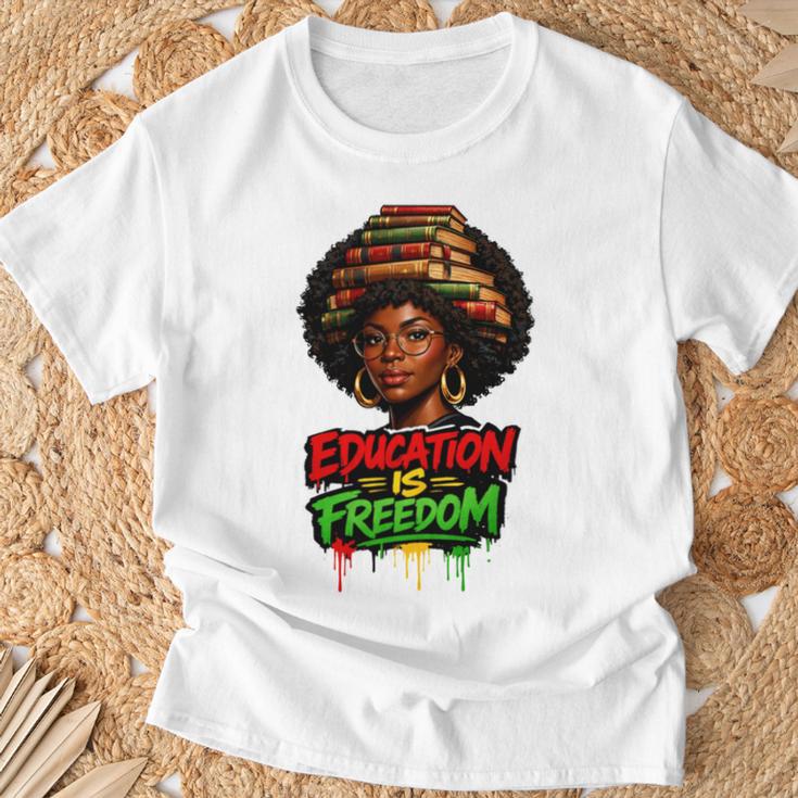 History Education Is Freedom Books Teacher Women Girls T-Shirt Gifts for Old Men History Education Is Freedom Books Teacher Women Girls T-Shirt Gifts for Old Men
